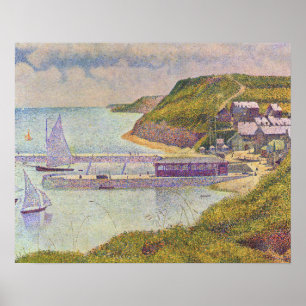 Poster Georges Seurat - Port-en-Bessin em High Tide