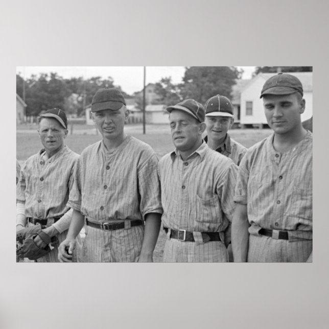 Pôster Georgia Baseball Team, anos 30 (Frente)
