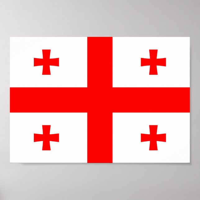 Poster Georgia Flag (Frente)