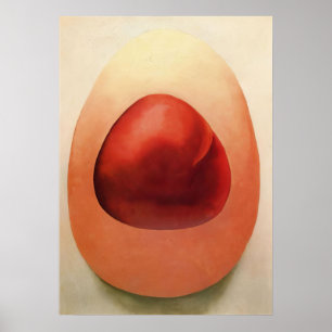 Poster Georgia O'Keeffe - Red and Pink Rocks - Precisão