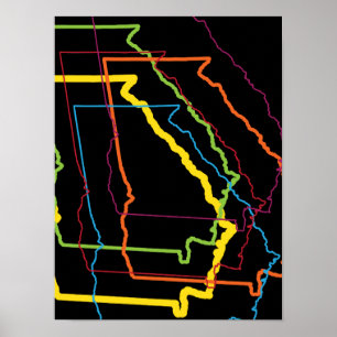 Pôster georgia pride blur