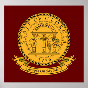 Poster Georgia Seal