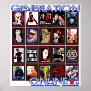 Pôster GERAÇÃO EM LINHA 1,1 em myspace.com/dvdclothing