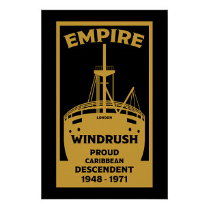Pôster Geração Windrush História Negra