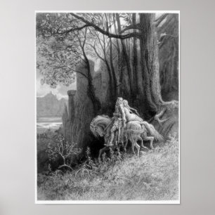 Poster Geraint e Enid montam afastado