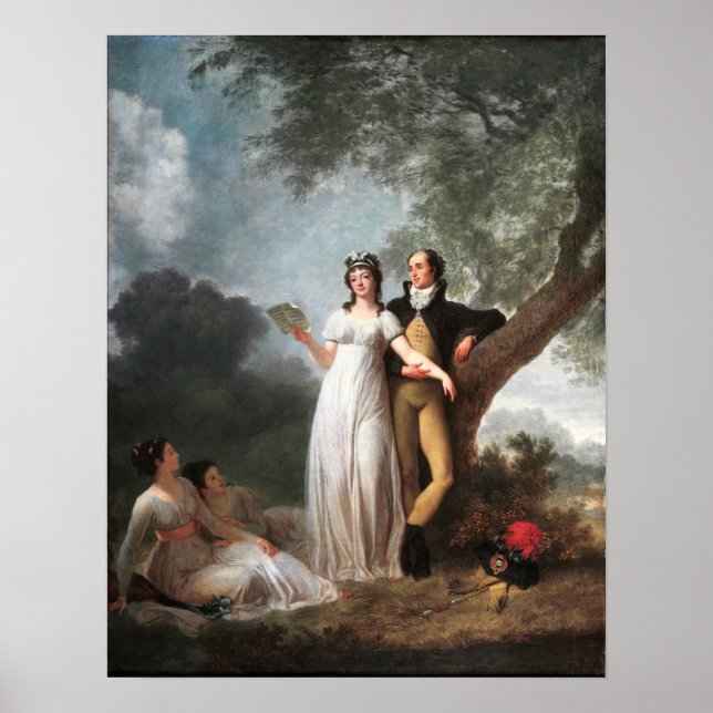 Poster Gérard - Quatro Pessoas Em Um Parque (Frente)