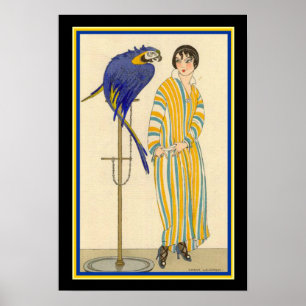 Pôster Gerda Wegener - forma 1914 do art deco Ad-13x19