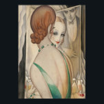 Poster Gerda Wegener - No Espelho, Art Déco<br><div class="desc">Data:1928. No espelho da artista dinamarquesa Gerda Wegener. Estilo: Art Nouveau (Moderno), Art Deco.</div>