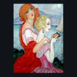 Poster Gerda Wegener - Sur la Route d'Anacapri, Art Déco<br><div class="desc">Data:1922. Sur la Route d'Anacapri, do artista dinamarquês Gerda Wegener Style: Art Nouveau (Moderno), Art Deco</div>