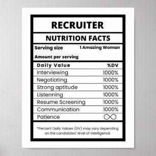 Poster Gerenciador de Recursos Humanos do Recrutador