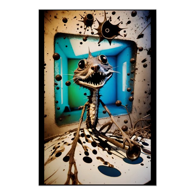 Pôster Gerenciamento de Rato de Mídia de Intervalo Livre (Frente)