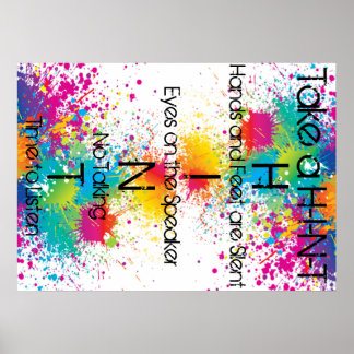 Pôster Gerenciamento de sala de aula