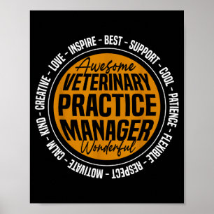 Poster Gerente de Clínica Veterinária Semana do Técnico d