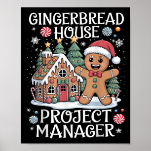 Poster Gerente de projetos da Gingercake Decoring Bakin