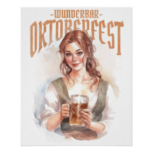  german girl with a beer for Oktoberfest