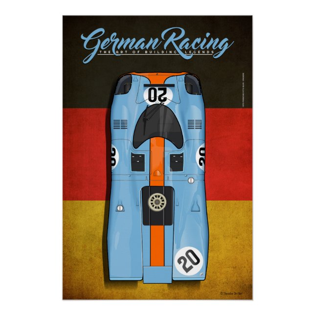 Pôster German Racing 917 G No.20 (Frente)