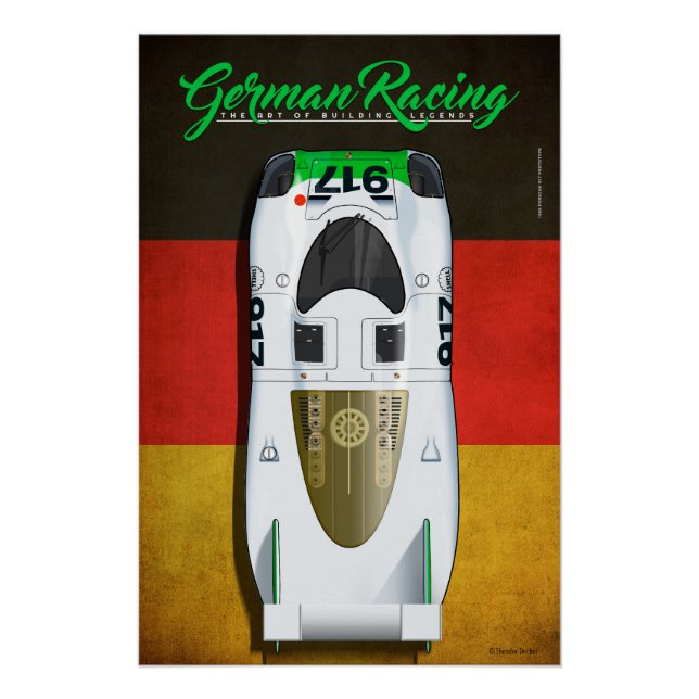 Pôster German Racing 917 Prototype (Frente)