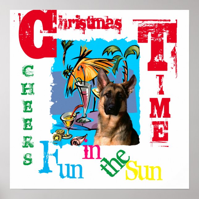 Poster German shepherd (Frente)