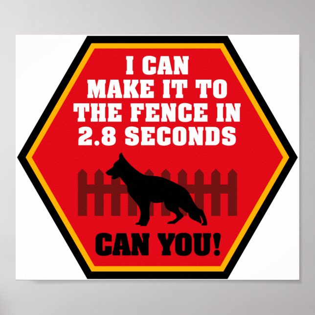 Poster german shepherd (Frente)