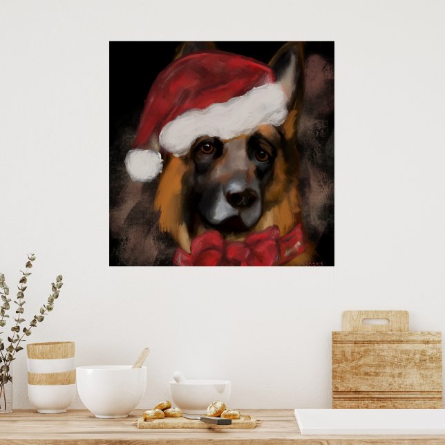 POSTER GERMAN SHEPHERD  (Cozinha)