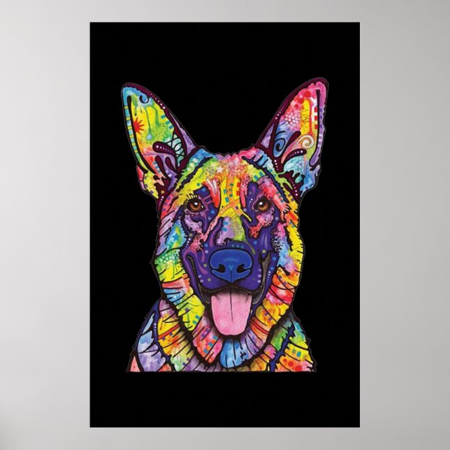 Poster German shepherd (Frente)