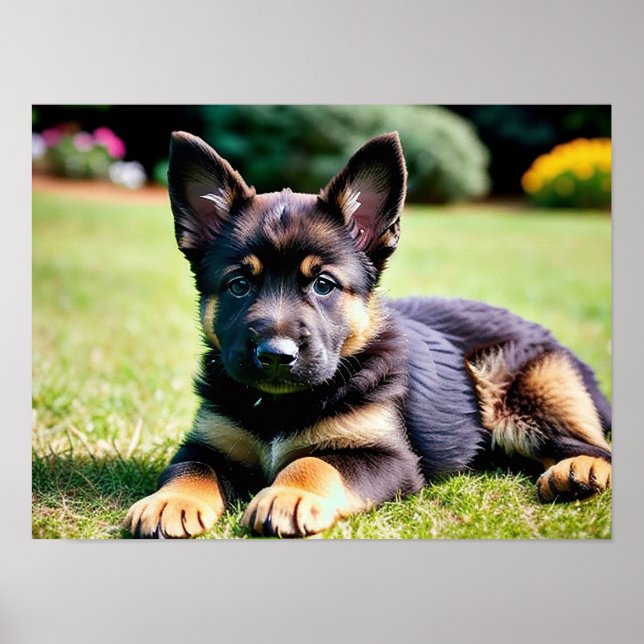 Poster German shepherd (Frente)