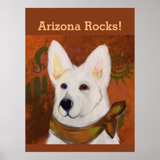 Poster German shepherd (Frente)