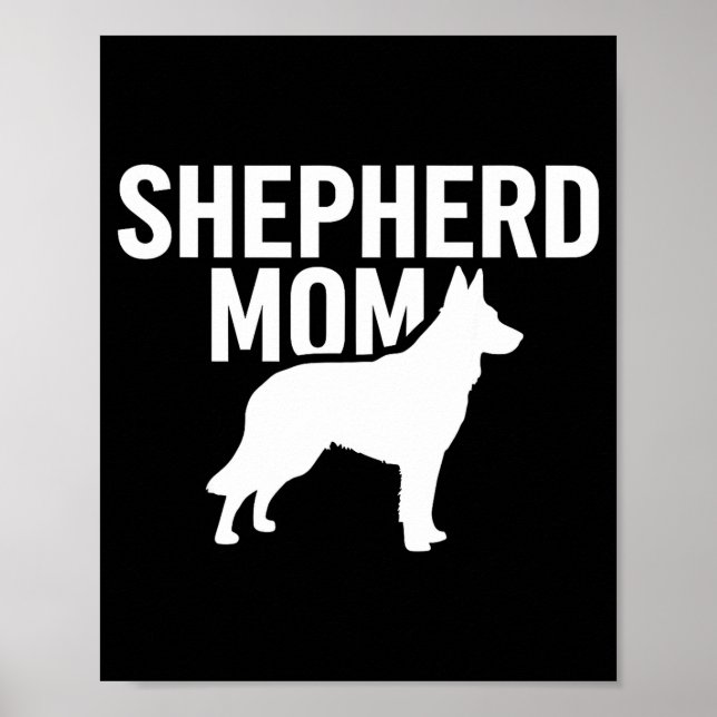 Poster German Shepherd Art For Women Girls German Shepher (Frente)