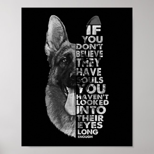 Poster German shepherd que você não acredita que eles têm (Frente)