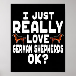 Poster German shepherd Realmente Apaixonado