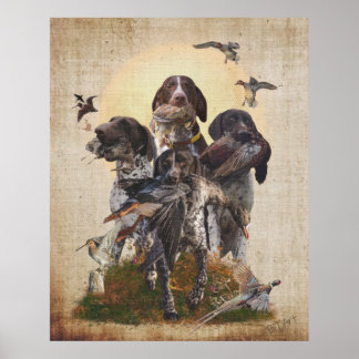 Poster German Shorthaired Pointer