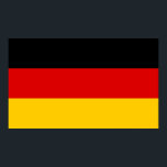 Pôster Germany flag quality<br><div class="desc">You can TRANSFER this DESIGN to other Zazzle products. The flags are made in high-resolution vector graphics for a professional print. Thank you for choosing my designs and stopping by store Pedro Vale.</div>