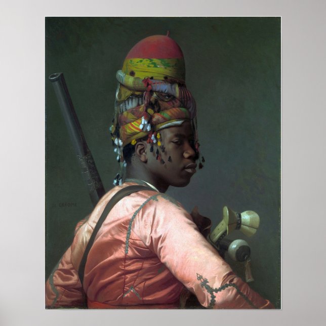Poster Gérôme - Black Bashi Bazouk 1869 (Frente)