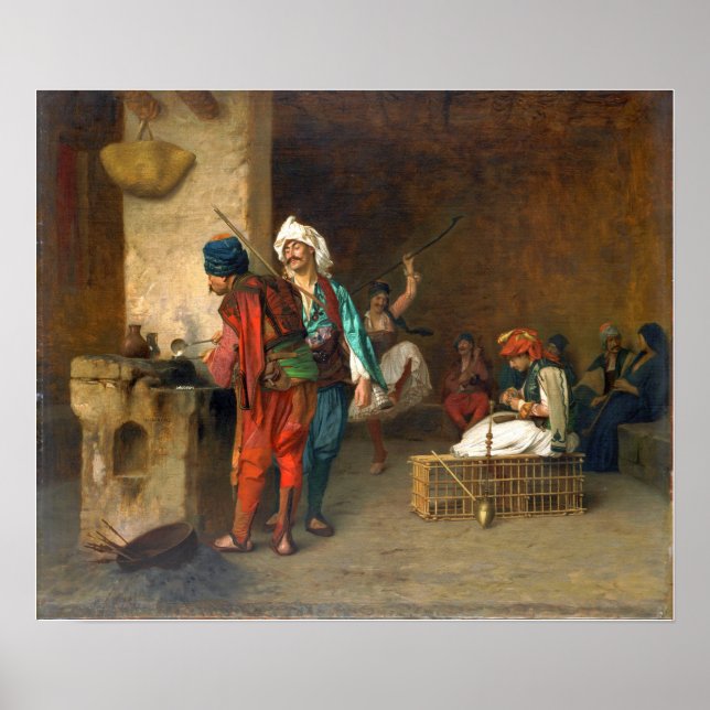 Poster Gérôme - Casa de Café Cairo (Fundição de Balas) (Frente)