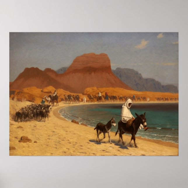 Poster Gérôme - Golfo De Aqaba 1897 (Frente)
