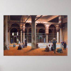 Poster Gérôme - Interior De Uma Mesquita 1870