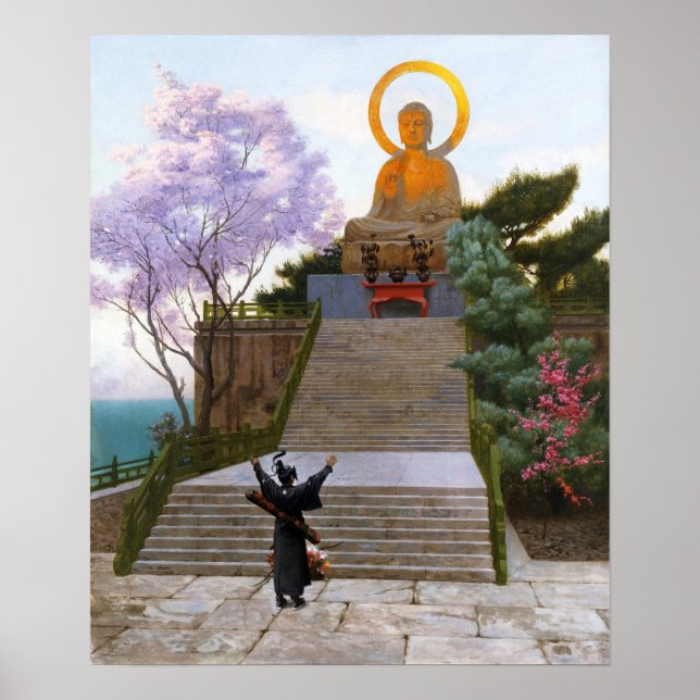 Poster Gérôme - Japonês Implorando uma divindade (Frente)