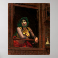 Gérôme - Mulher Em Uma Varanda