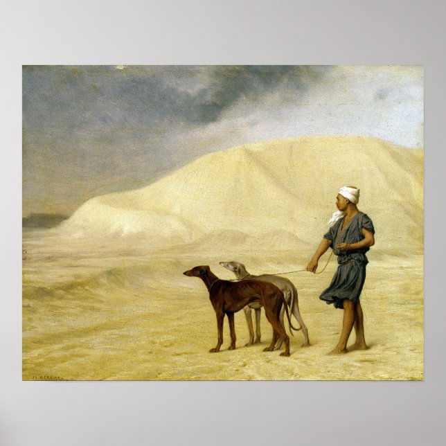 Poster Gérôme - No Deserto (Frente)