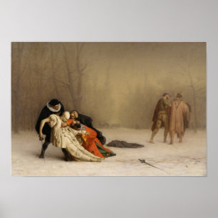 Poster Gérôme - O Duelo Após A Mascarada