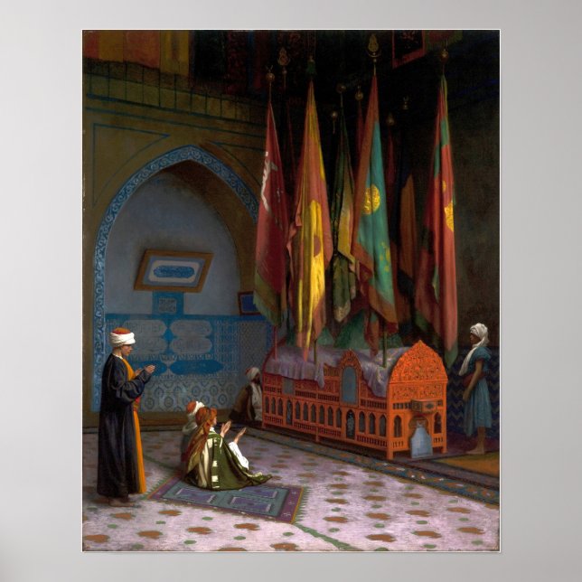 Poster Gérôme - O Sentinel no túmulo do Sultão (Frente)