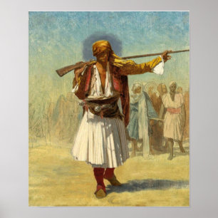 Poster Gérôme - Oficial albanês (oficial Arnaoute) 1894