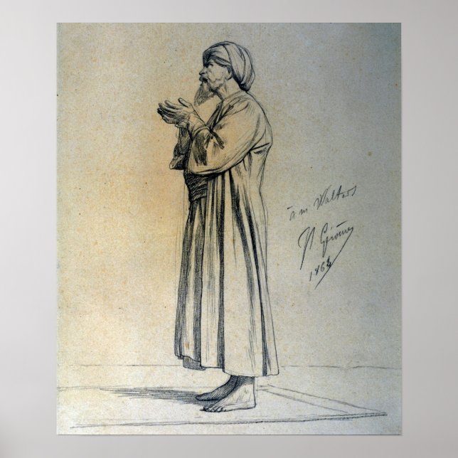 Poster Gérôme - Pé Árabe Na Prayer (Frente)
