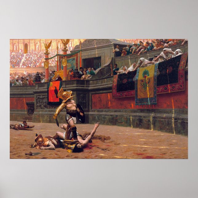 Poster Gérôme - Polegar para Baixo (Frente)