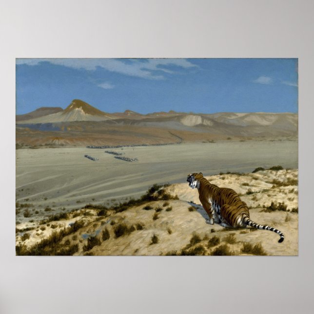 Poster Gérôme - Tigre de Vigília (Frente)