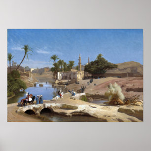 Poster Gérôme - Visão De Medinet El Fayoum
