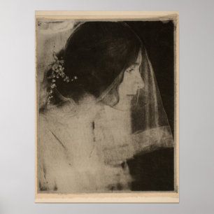 Poster Gertrude Käsebier - A Noiva, 1902