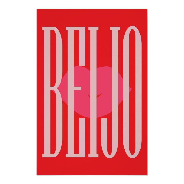 Pôster Geschmackvolles Poster; Beijo = Kuss (Frente)