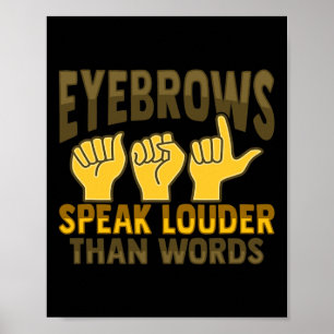 Poster Gesto manual Audição surda Perda de Consciência 5