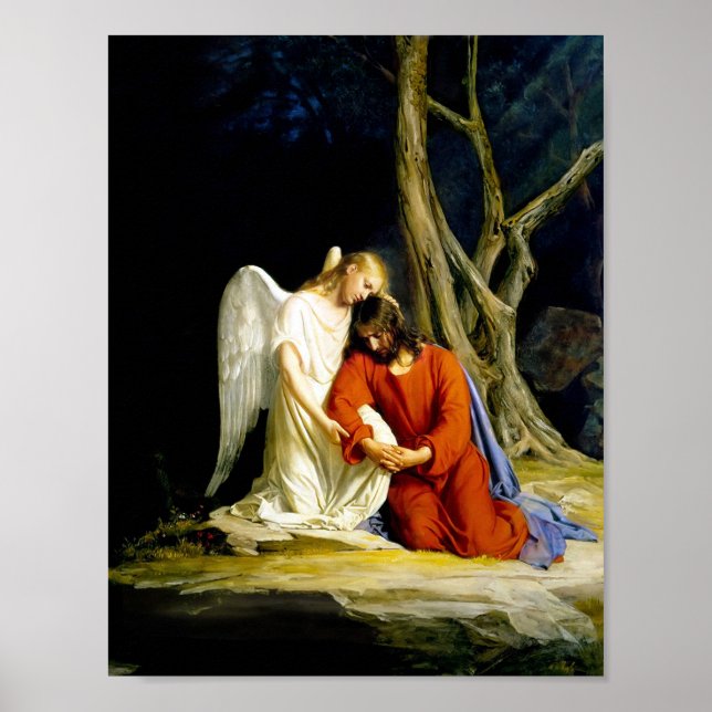 Poster Gethsemane por Carl Bloch (Frente)